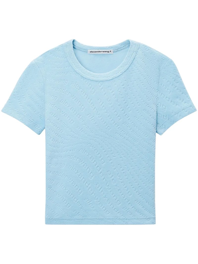 T BY ALEXANDER WANG - Women Crew Neck Short Sleeve Baby Tee