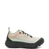 Tan sneaker, front view
