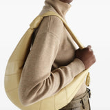 Tan bag, side view
