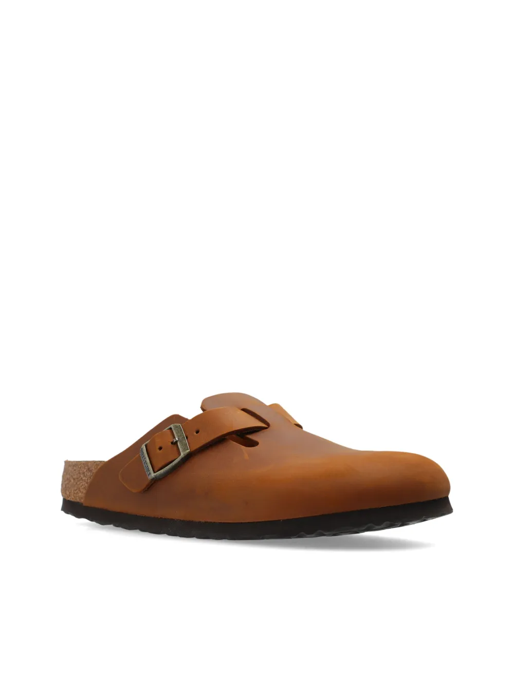 Brown shoes,side view