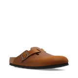 Brown shoes,side view