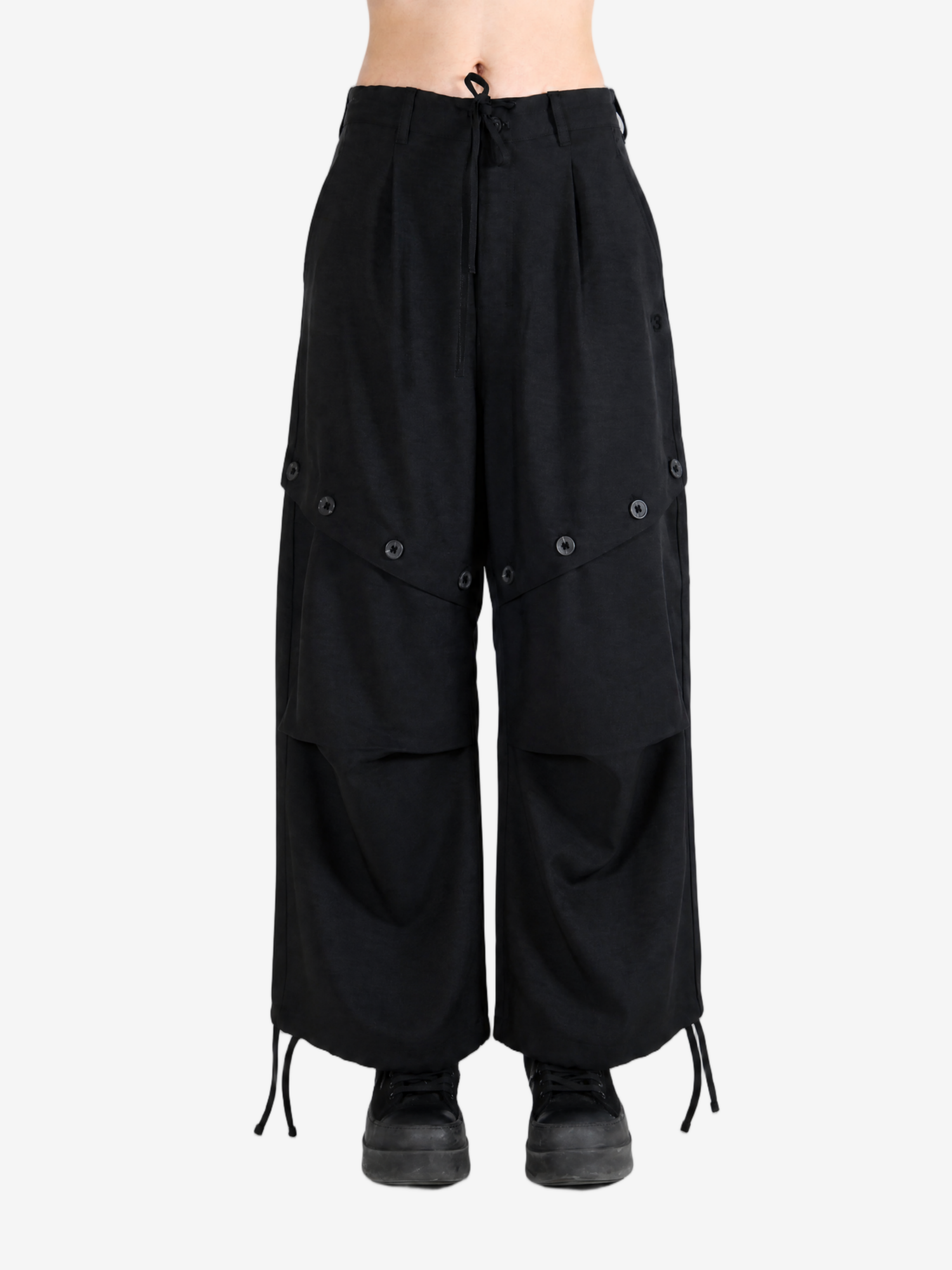 Black pants, full body view