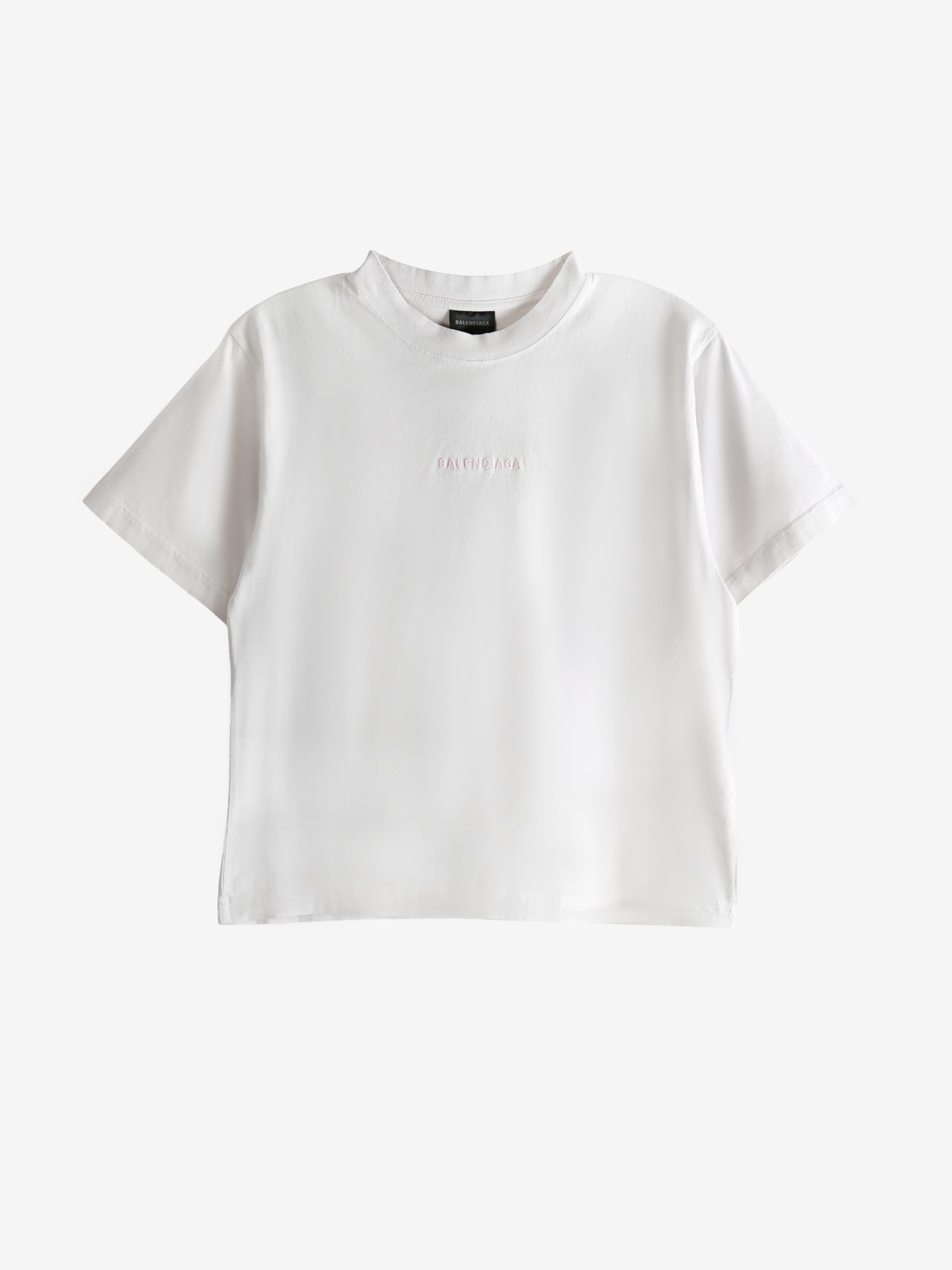 White t-shirt, front view