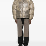 Tan jackets, full body view