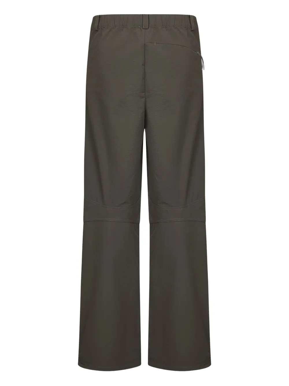 brown pants, back view