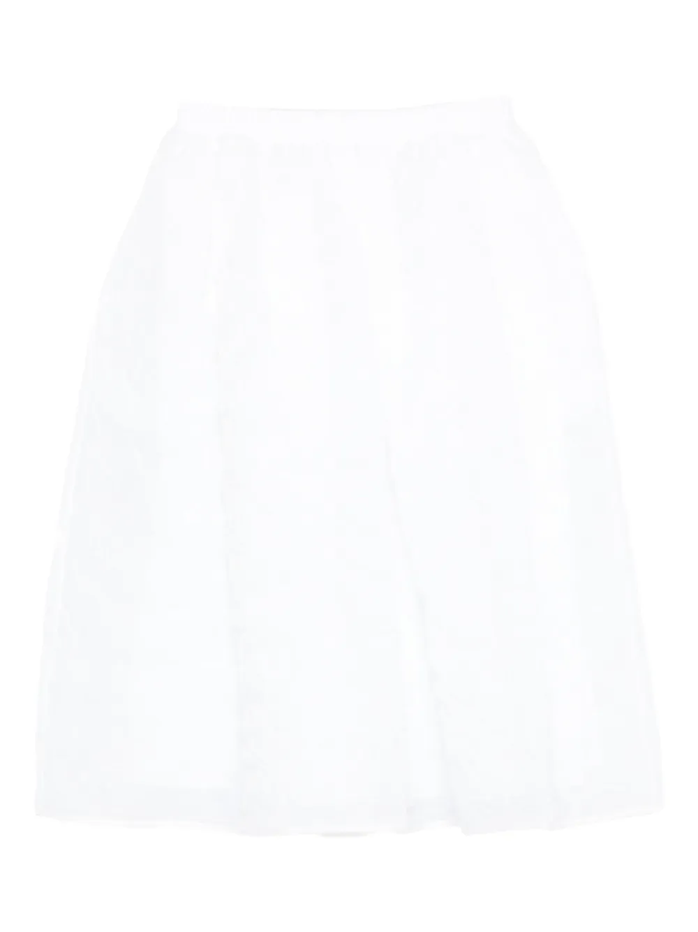 white skirt, front view
