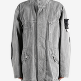 Grey jacket, full body view
