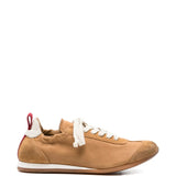 Tan shoes, front view