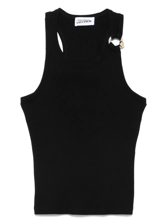 Black top, front view