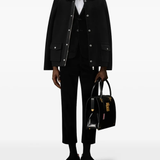 Black jacket,full body view