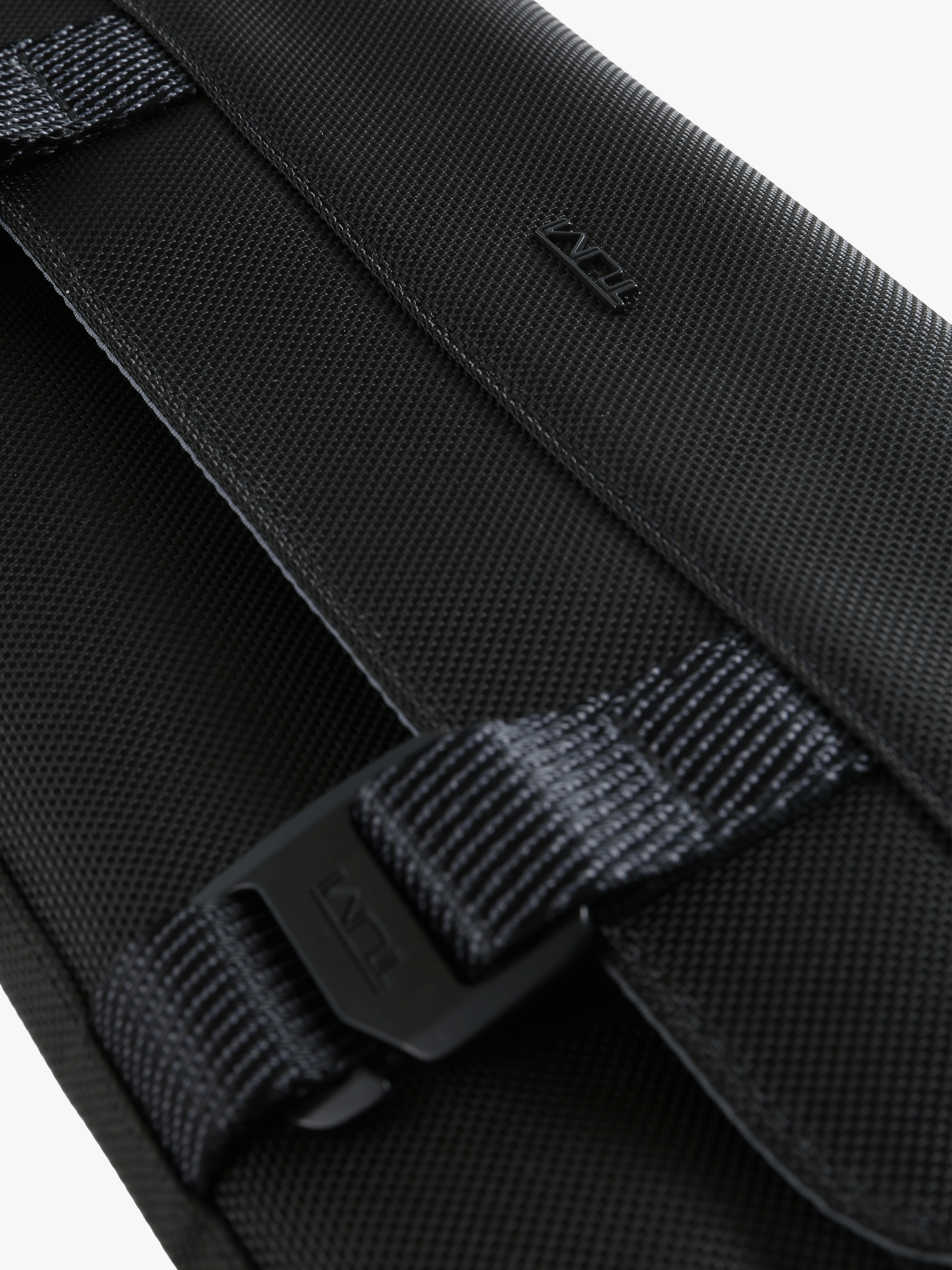 Close up of Black bag, showing detail
