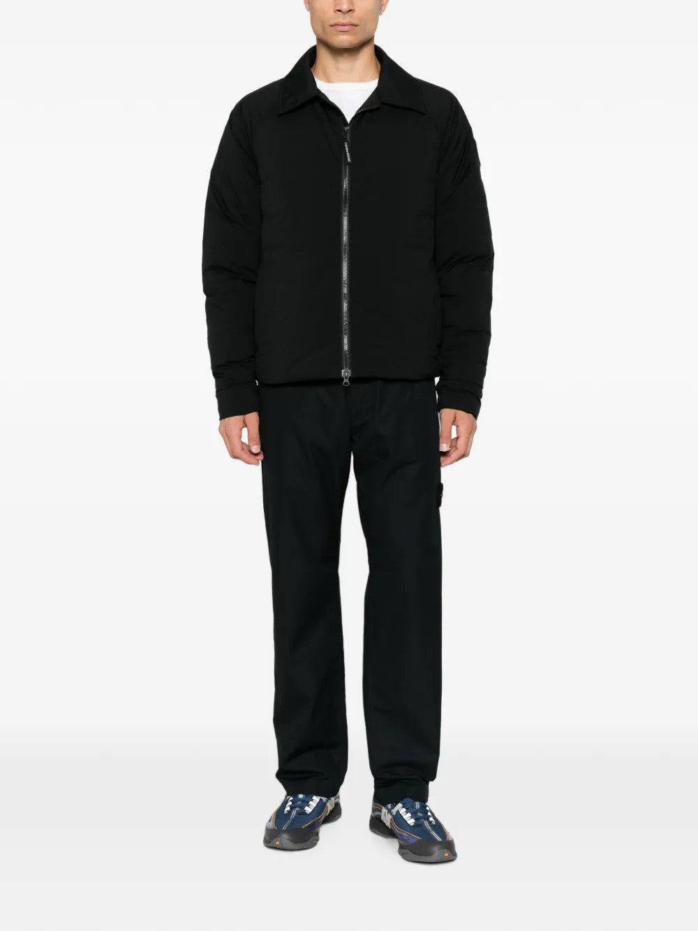 Black jacket, full body view