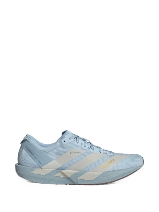 Blue shoes, front view