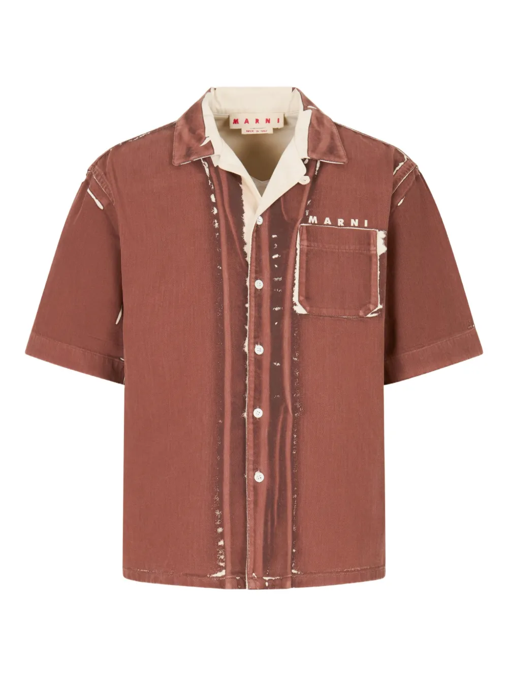 Brown shirt, front view