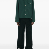 BURBERRY - Men Embroidered EKD Casual Overshirt