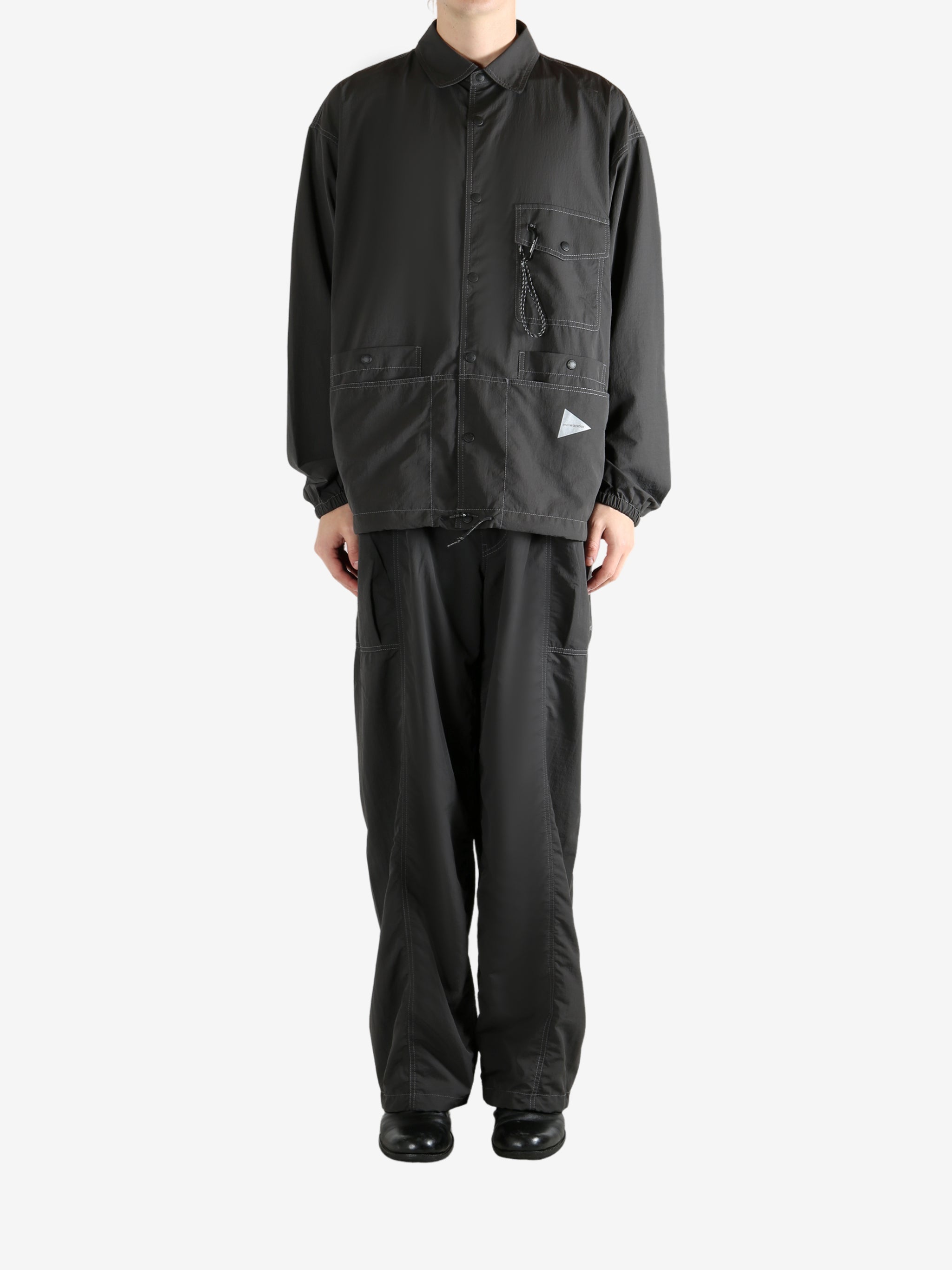 Black jacket,full body view