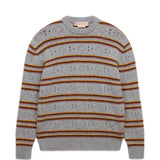Grey knitwear, front view