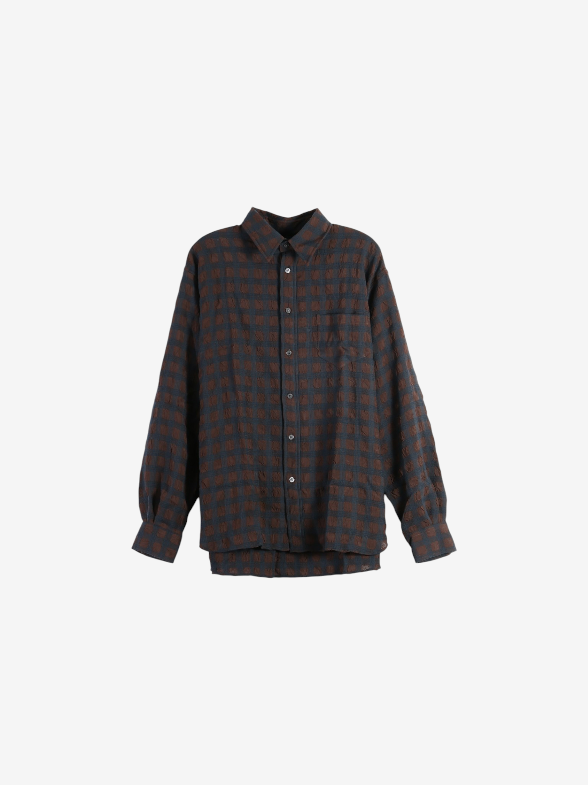Brown shirt, front view