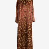 Burgundy jacket, full body view