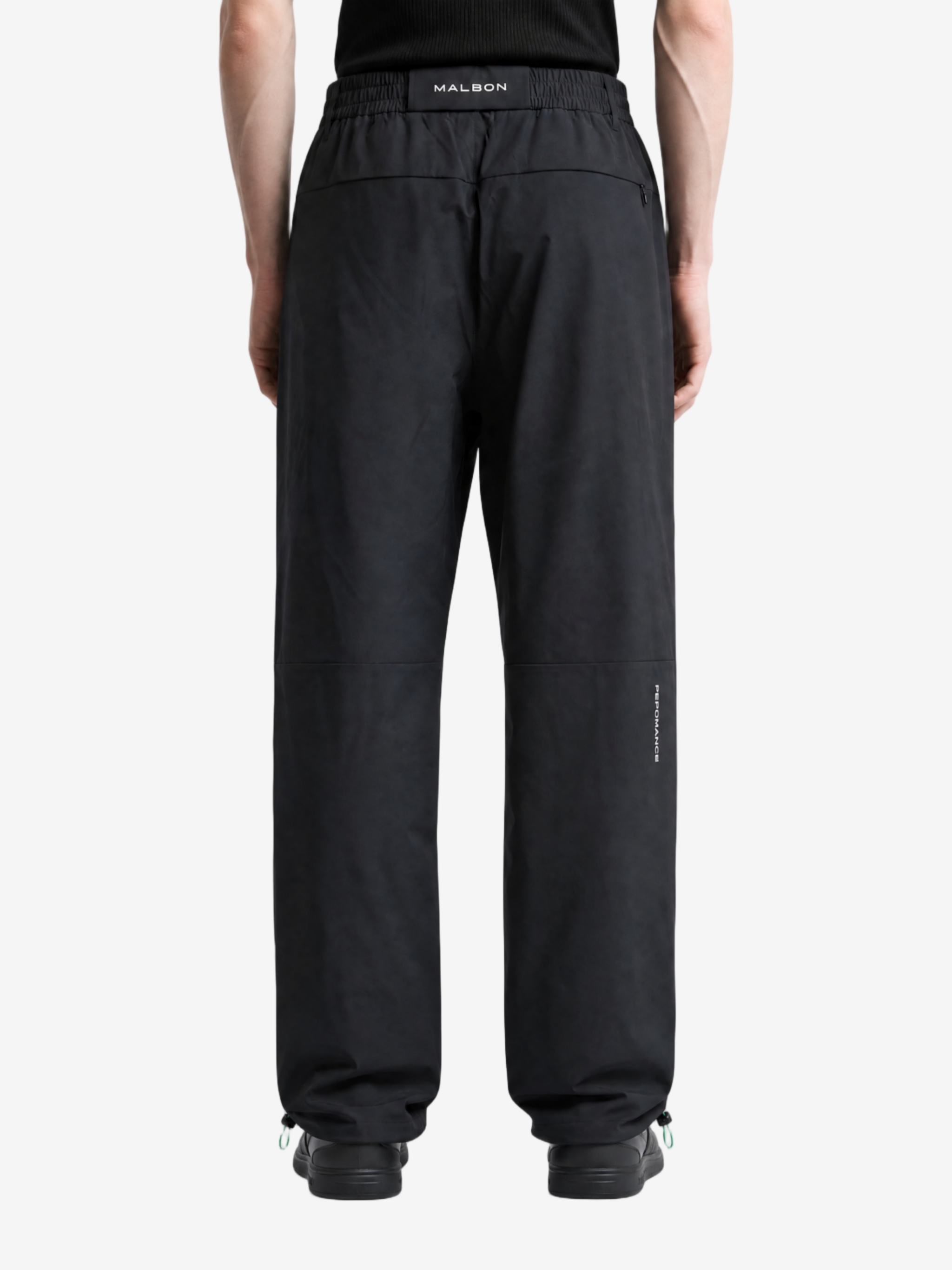 Black pants, full body view