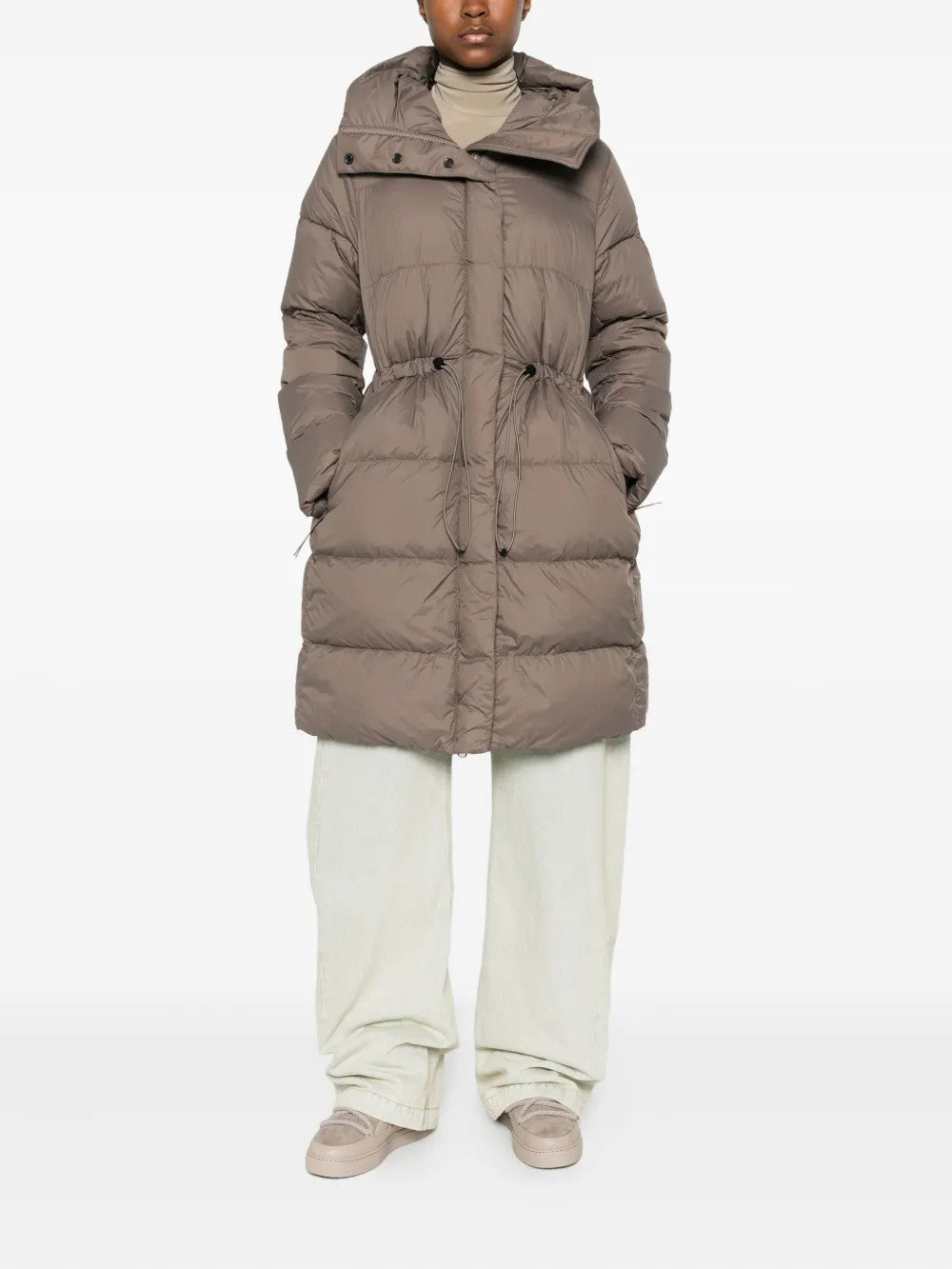 Grey jacket, full body view