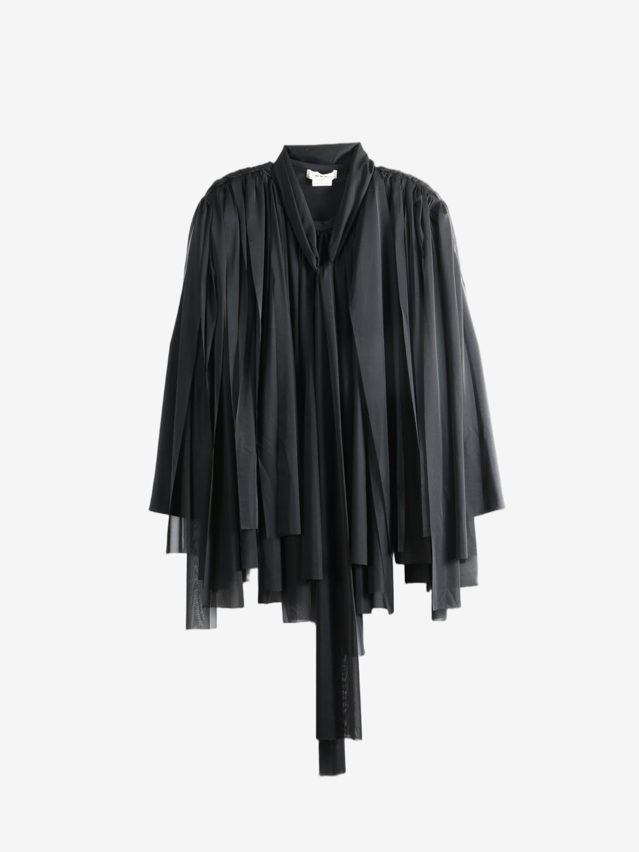 Black knitwear, front view
