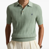 Green shirt worn by a person, showing the shirt fit