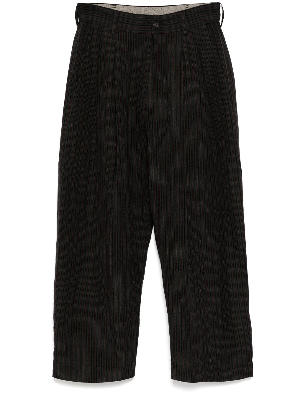 ZIGGY CHEN - Men Drop Crotch Wide Leg Trousers