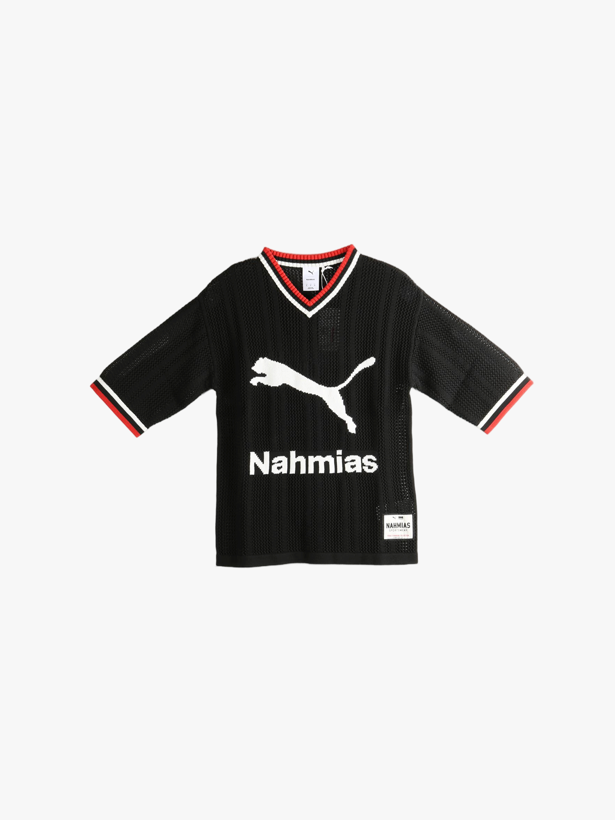 Black jersey, front view