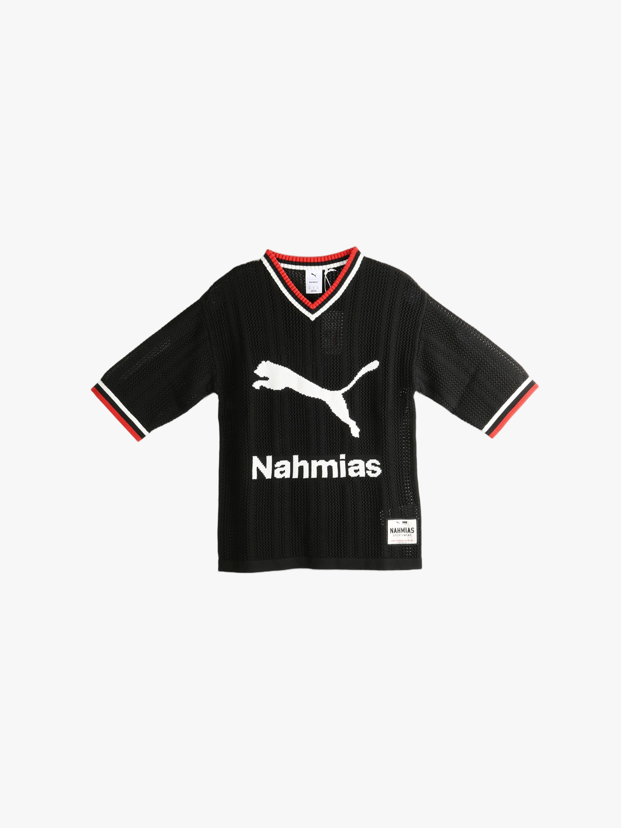 Black jersey, front view
