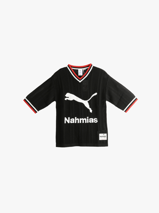 Black jersey, front view
