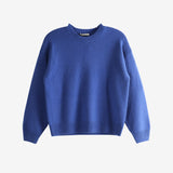 blue sweater,front view