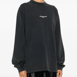 ALEXANDER WANG - Unisex Logo Print Long Sleeve Tee