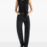 Black top, full body view