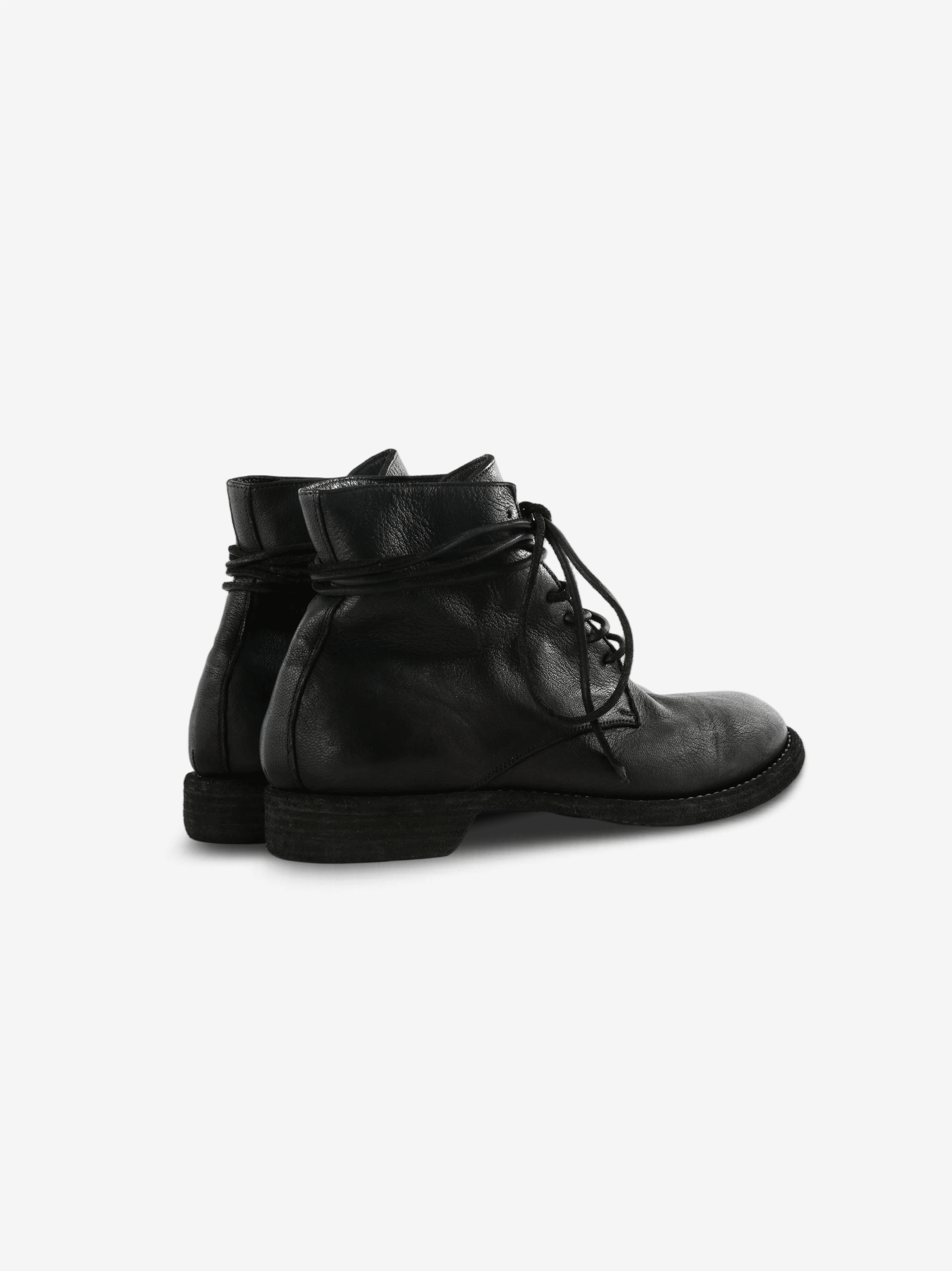 Black boots, side view