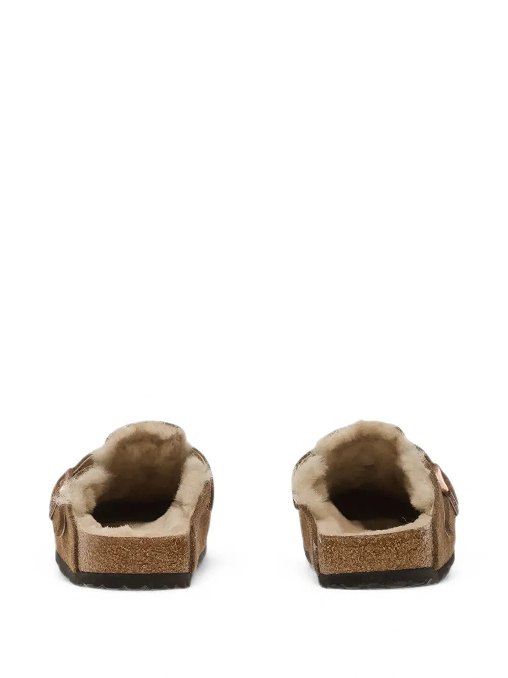 Brown sandals, front view