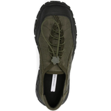 Green sneakers, up view