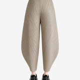 Tan pants, full body view
