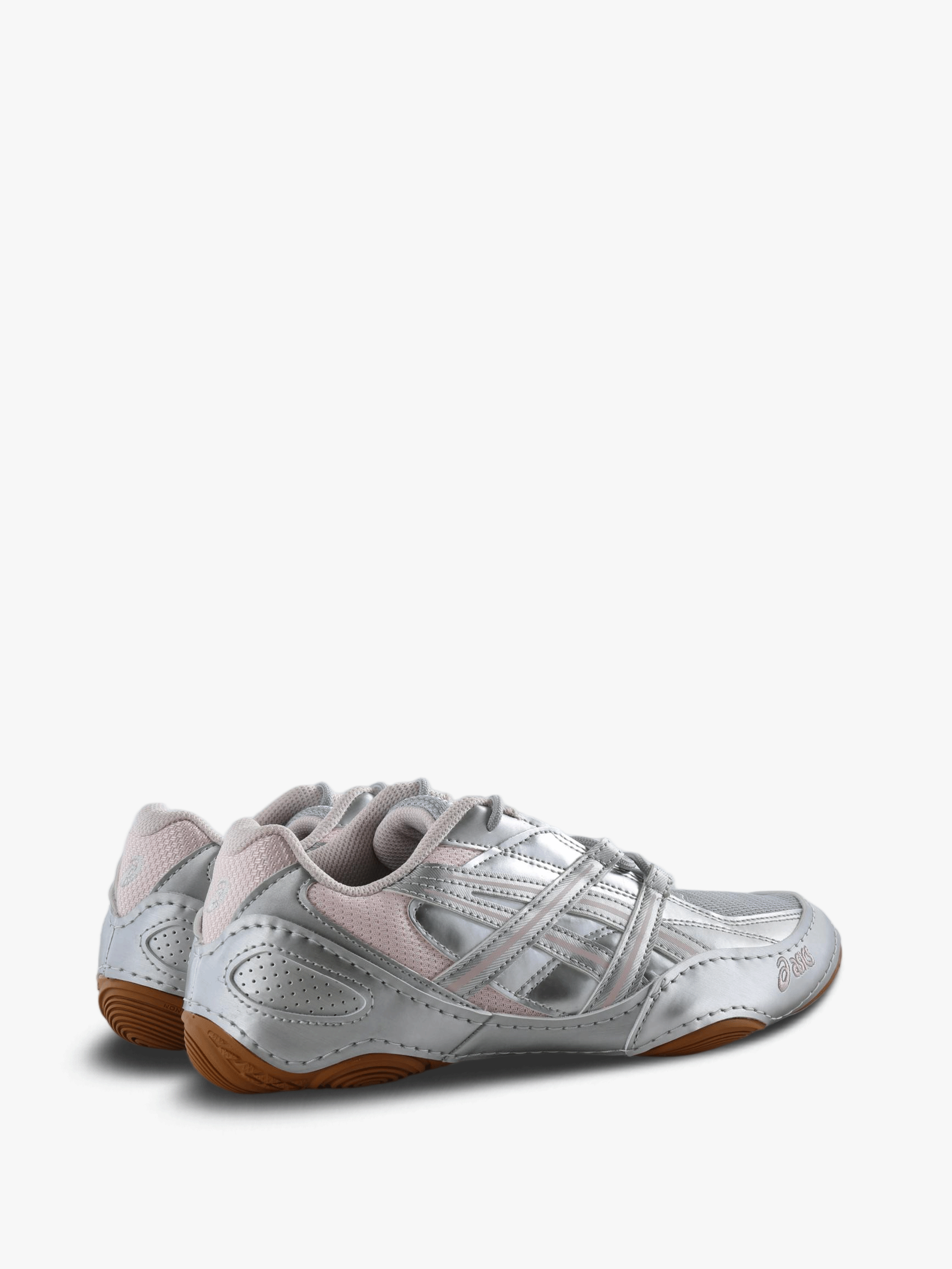 Grey shoes, side view