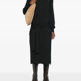 Black dress, full body view