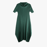 Green dress, front view