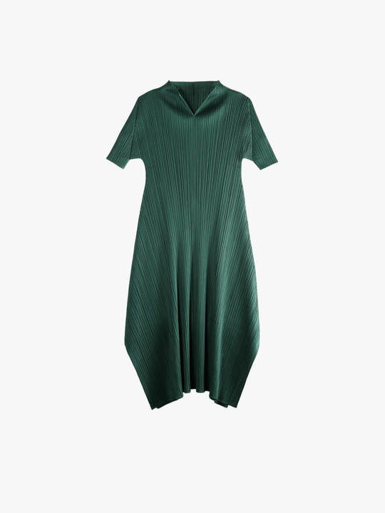 Green dress, front view