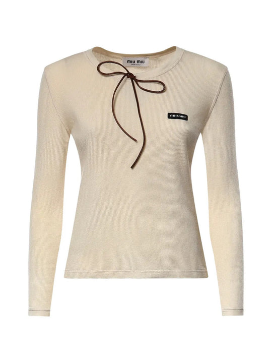Tan t-shirt, front view