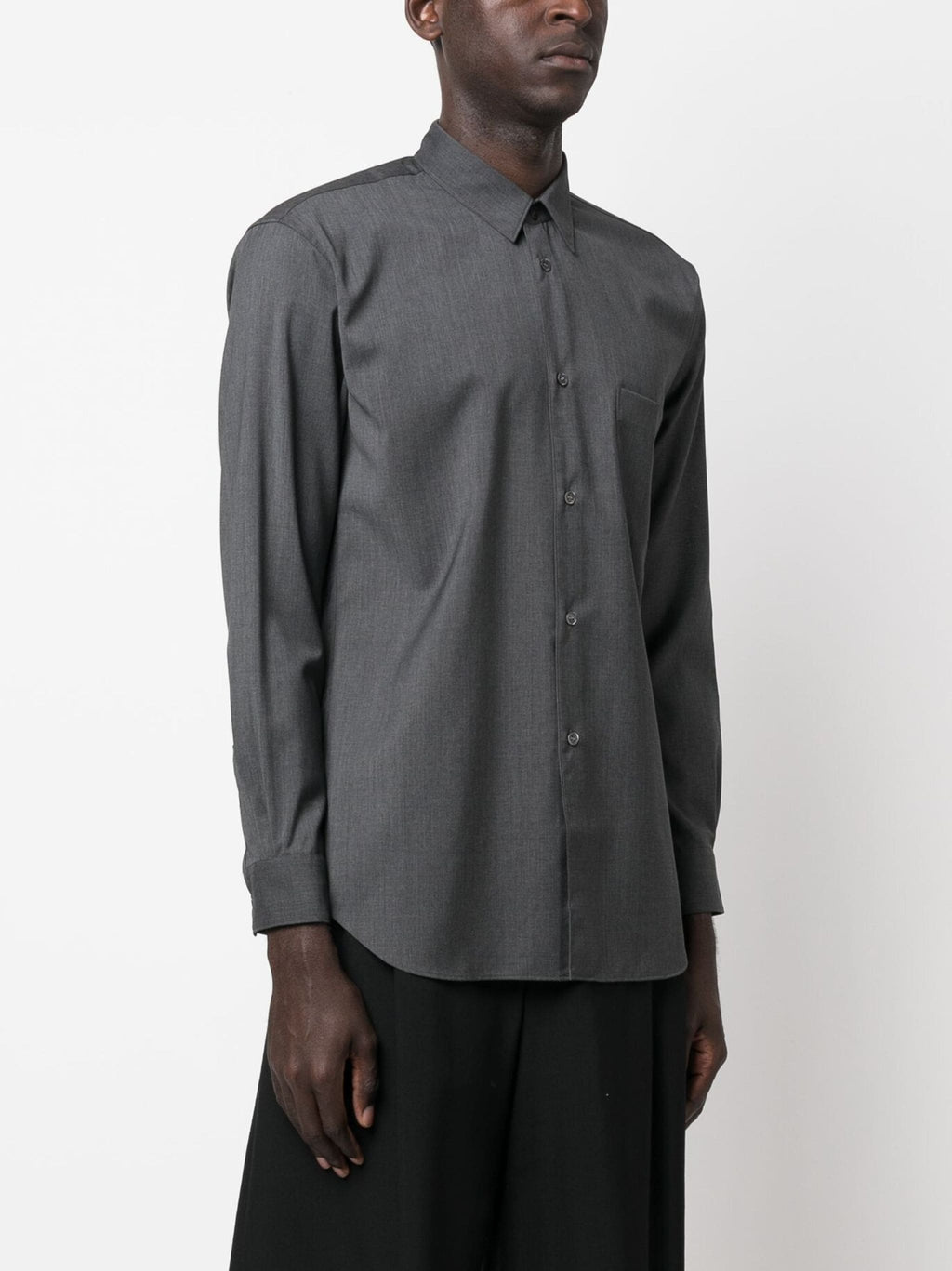 COMME DES GARCONS SHIRT - Men Fine Wool Woven Shirt