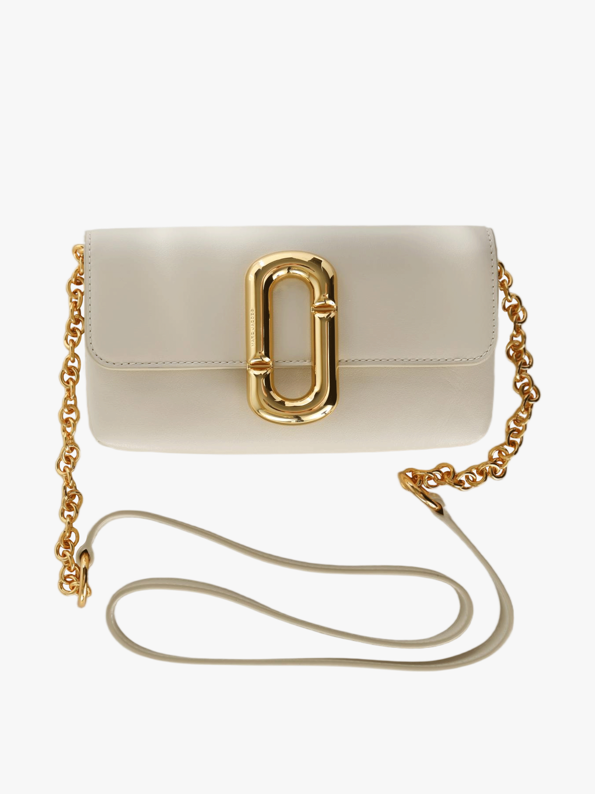 White accessories, front view