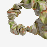 Close up of the white bag, showing texture of the recycled PL fabric