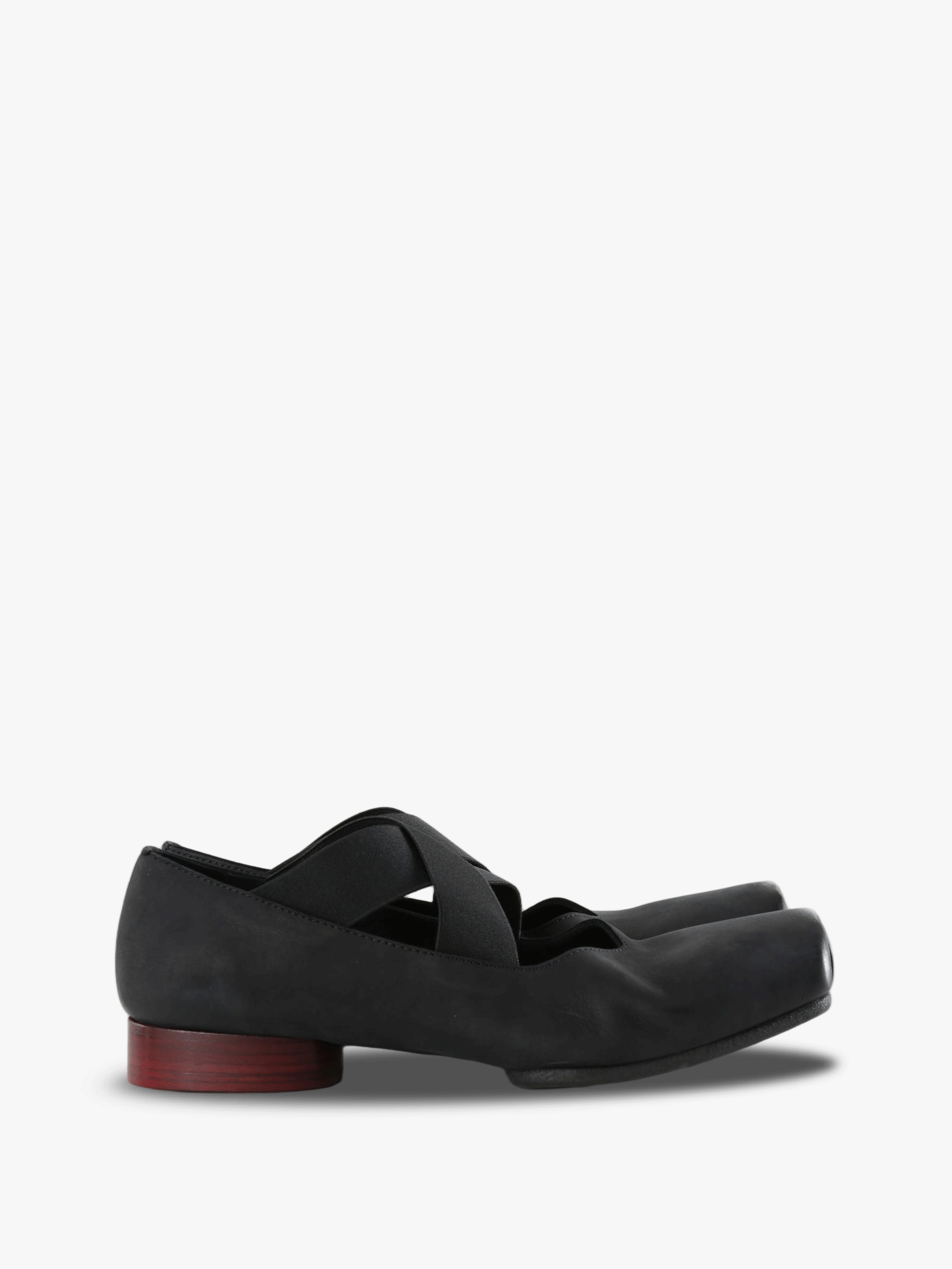 Black shoes, side view