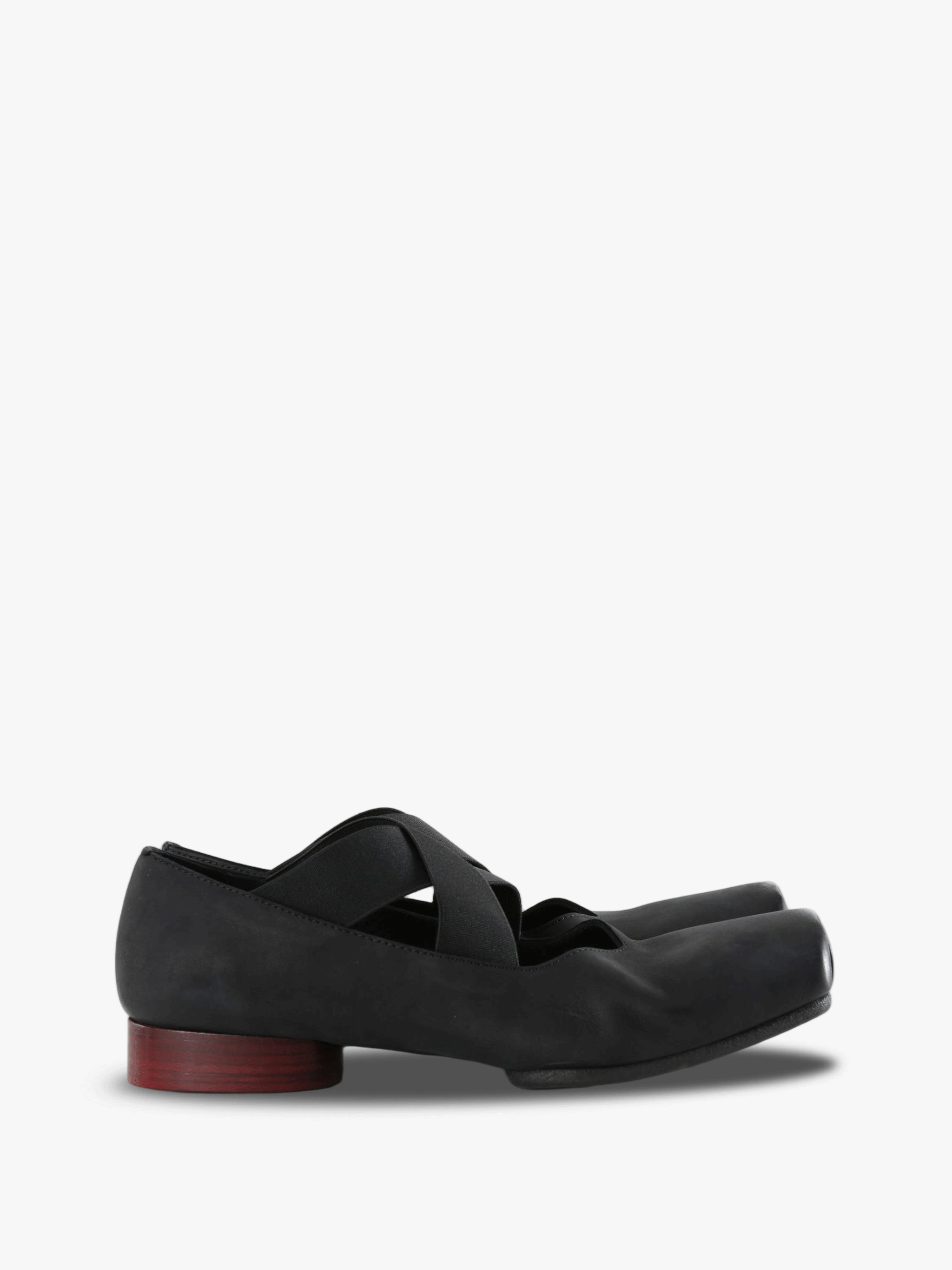 Black shoes, side view