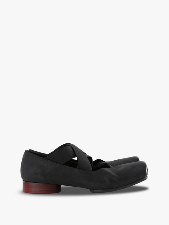 Black shoes, side view