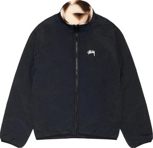 STUSSY - Men Sherpa Reversible Diamond Jacket